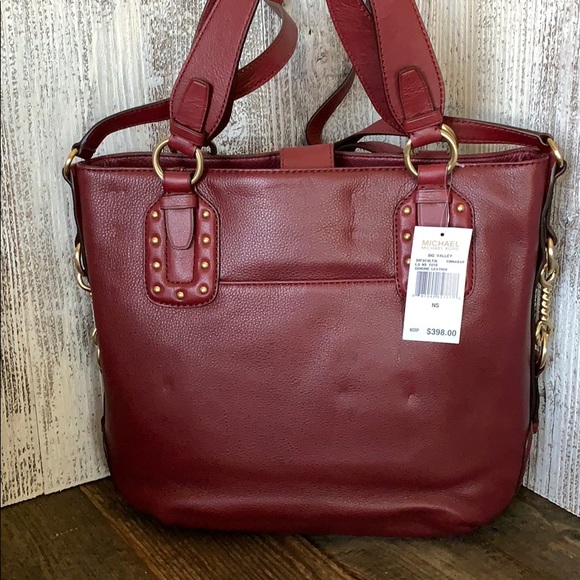 Michael Kors Burgundy Handbag NWT - Picture 6 of 16